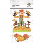 Naklejki foliowe strach na wróble dynie 2szt