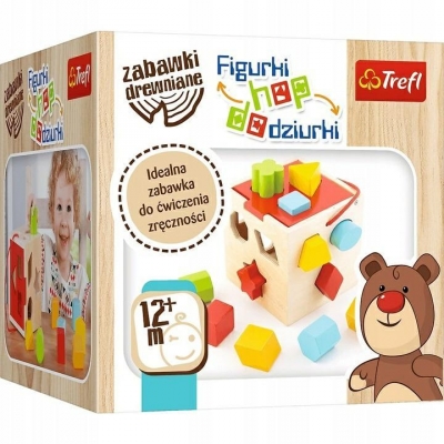 Zabawka drewniana Jump in the box 61692