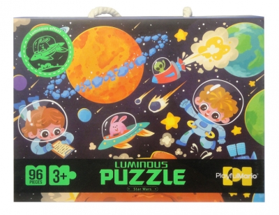 Puzzle 96 elementów świecące w ciemności