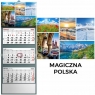  Kalendarz 2026 trójdzielny magiczna Polska
