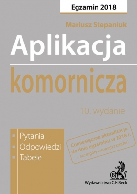 Aplikacja komornicza Pytania odpowiedzi tabele - Mariusz Stepaniuk