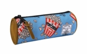 Piórnik Popcorn niebieski