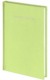Kalendarz akad. 2026/2027 A5 tyg. Pastel zielony