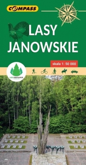 Mapa turystyczna - Lasy Janowskie 1:50 000 - Opracowanie zbiorowe