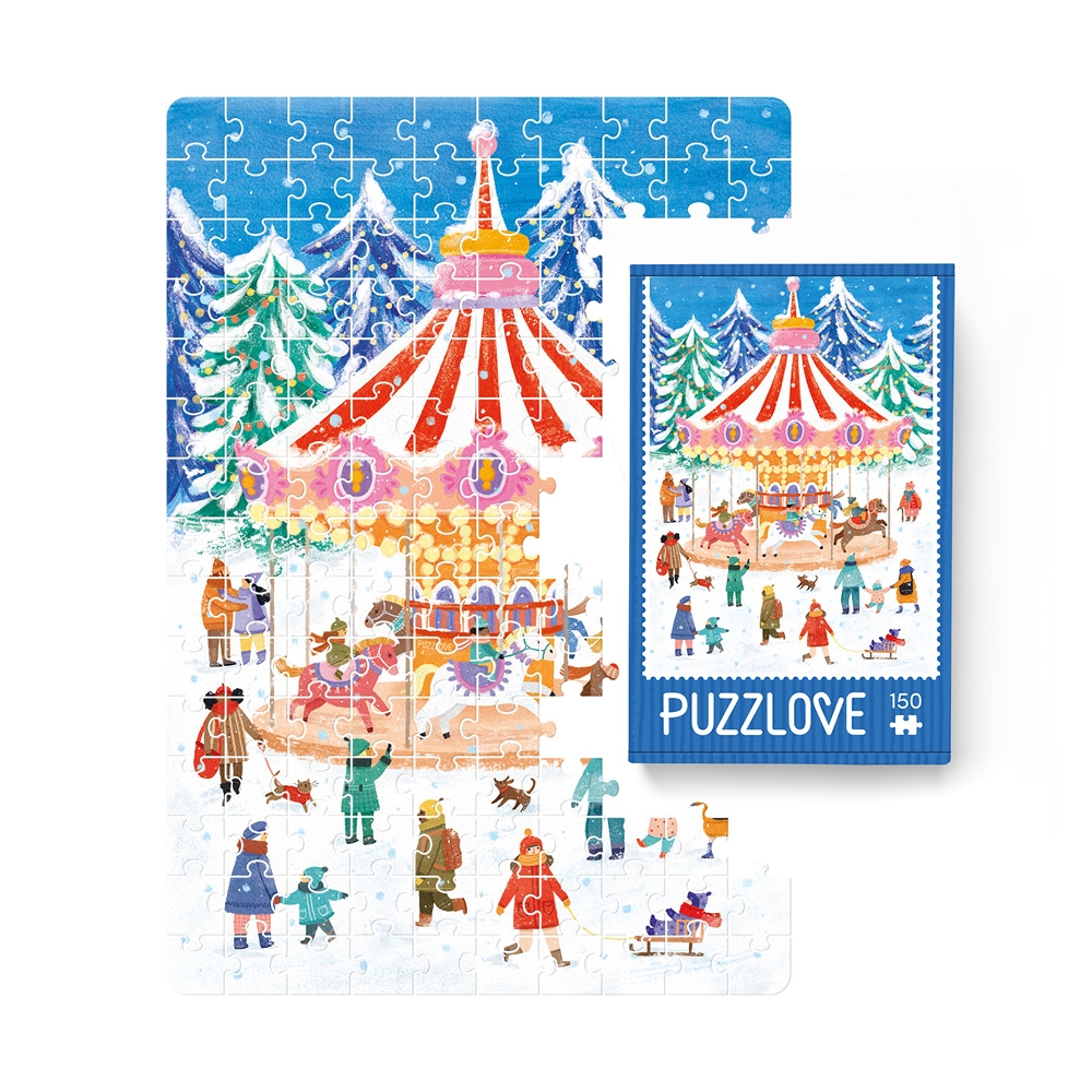 Puzzlove CzuCzu: Zimowa radość 150 el.