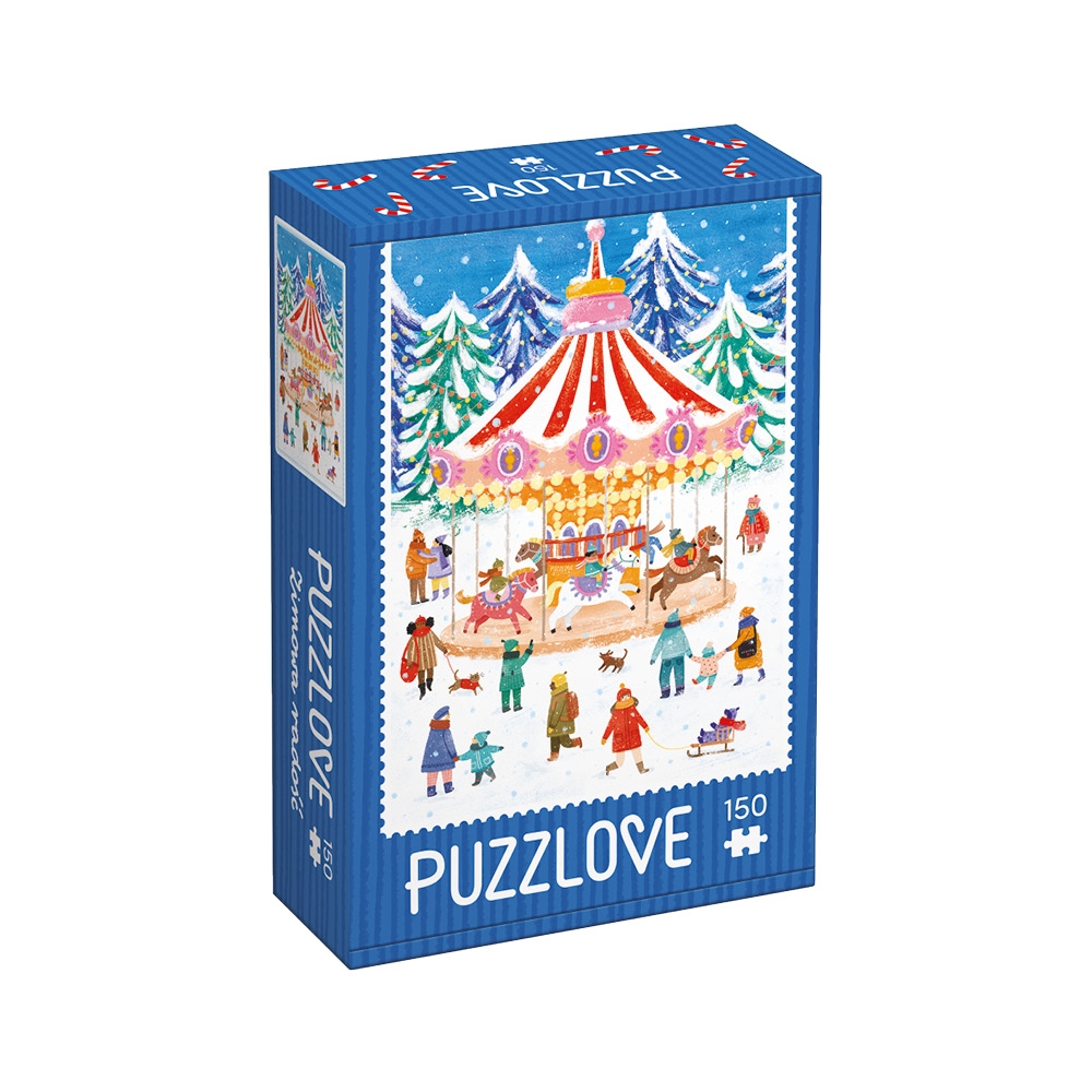 <img src='https://webimage.pl/pics/928/4/d5902983494928_7.jpg' style='height:440px' /> Puzzlove CzuCzu: Zimowa radość 150 el.