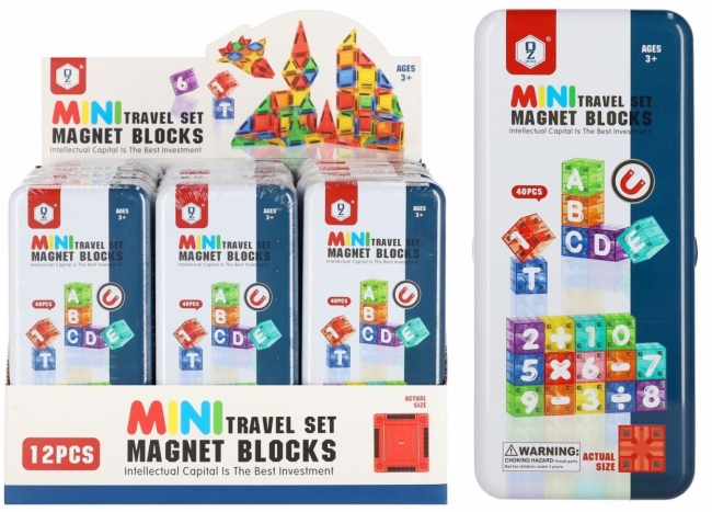 Klocki magnetyczne Alfabet/Cyferki