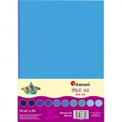 Filc A4/10 arkuszy - tonacja niebieska (345268)