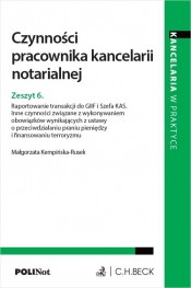 Czynności pracownika kancelarii notarialnej.