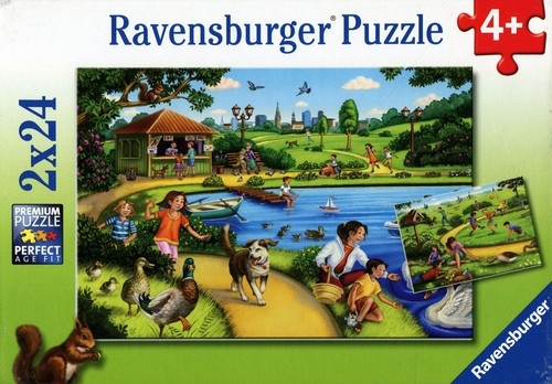 Puzzle Zabawa w parku 2x24 (088928)