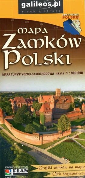 Mapa zamków Polski - Opracowanie zbiorowe