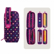 Multipiórnik MILAN owalny z 4 piórnikami N-DOTS (08872DT)
