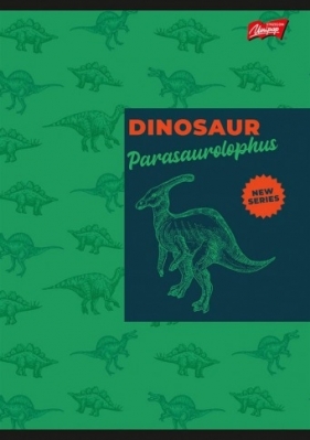 Paczka Zeszyt A5 16k 3-linia kolorowa dinosaur mix 15 szt.