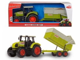 Traktor Claas Ares z przyczepą