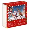  Puzzle 50 drewniane Christmas Mikołaj i Renifer4+