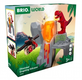 Brio Trains & Vehicles: Zestaw Dino Wulkan (63609200)