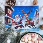 Alexander, Puzzle Drewniane 50: Christmas – Święty Mikołaj z Reniferem (5092)