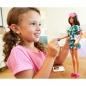 Barbie - Zestaw Relaks na dobranoc Lalka z pieskiem i akcesoriami (GKH73/GJG58)