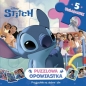 Puzzlowa opowiastka. Przyjaciele na donre i złe. 5 układanek Disney Stitch - Opracowanie zbiorowe