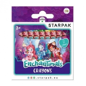 Kredki woskowe 12 kolorów Enchantimals