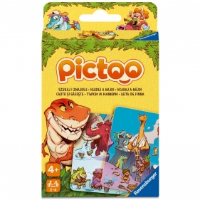 Ravensburger, Pictoo Dino - Gra karciana (24792)