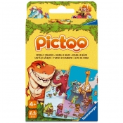 Ravensburger, Pictoo Dino - Gra karciana (24792)