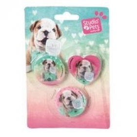 Zestaw gumek do mazania Studio Pets (PEG-3513)