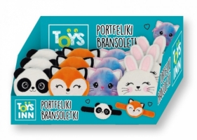 Pluszowy Portfelik bransoletka mix 12szt display (STN8912)