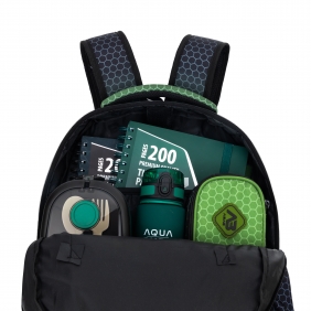 Astrabag, Plecak Hexagon - Green Ombre, AB200