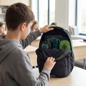 Astrabag, Plecak Hexagon - Green Ombre, AB200