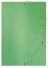 Teczka z gumką A4 preszpanowa zielona 390g. (21194011-02) Office Products