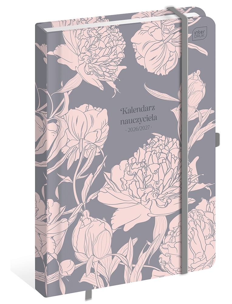 Kalendarz nauczyciela B5/192k - Peony