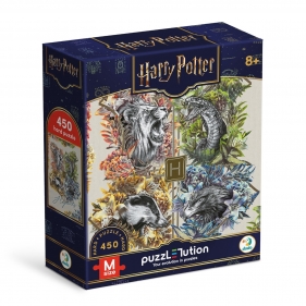 Puzzle Hard-M - Harry Potter: Herby Hogwartu, 450 el. (200659)