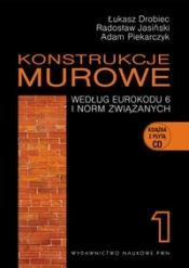 Konstrukcje murowe według Eurokodu 6 i norm związanych Tom 1 + CD - Jasiński Radosław, Piekarczyk Adam, Drobiec Łukasz