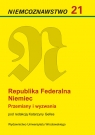 Republika Federalna Niemiec Przemiany i wyzwania