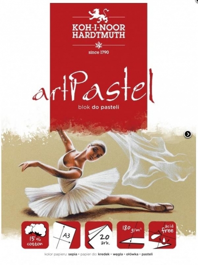 <img src='https://webimage.pl/pics/930/4/d5902927314930.jpg' style='height:440px' /> Blok do pasteli artpastel sepia A4 20 kartek 180G.