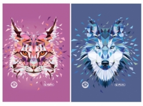 Brulion A6/96K kratka, 5 szt. - Wild Animals