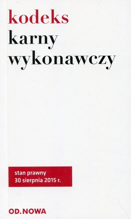 Kodeks karny wykonawczy