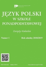 Język polski w szkole ponadpodst. nr 1 2018/2019 - Opracowanie zbiorowe