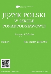 Język polski w szkole ponadpodst. nr 1 2018/2019 - Praca zbiorowa