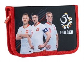 Astra, piórnik pojedynczy bez wyposażenia 2 klapki - PZPN 3 (503020006)