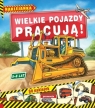 Wielkie pojazdy pracują naklejanki