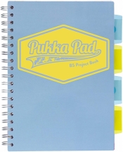 Kołozeszyt Pukka Pad B5 Project Book, 100 kartkowy, kratka, niebieski (3032S(BE)-PST)