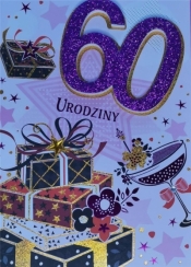 Karnet Przestrzenny B6 Urodziny 60 kobieta