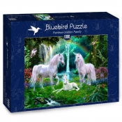 Bluebird Puzzle 1000: Rodzina jednorożców (70193)