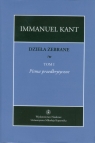 Dzieła zebrane Tom 1  Immanuel Kant