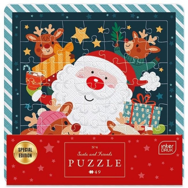 Puzzle w ramce 49 Santa and Friends