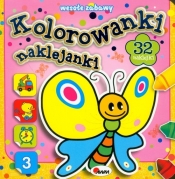 Kolorowanki naklejanki Wesołe zabawy