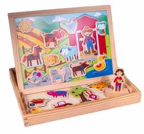 Smily Play, Dwustronna drewniana tablica magnetyczna (SPW83693)