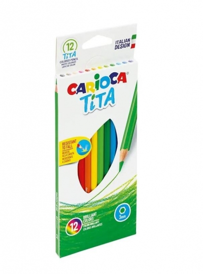 Kredki ołówkowe Tita 12 kolorów CARIOCA